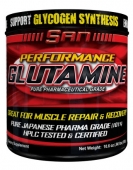 Performance Glutamine SAN (300 гр) - Используемый в качестве пищевой добавки L-Глютамин защищает мышечную ткань от катаболизма. L-Глютамин также поддерживает иммунную систему.