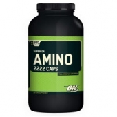 Optimum Nutrition Superior Amino 2222 Caps (300 кап) - AMINO 2222 Caps содержит 22 аминокислоты. В каждую капсулу входит 2,222 г превосходной протеиновой смеси из аминокислот.